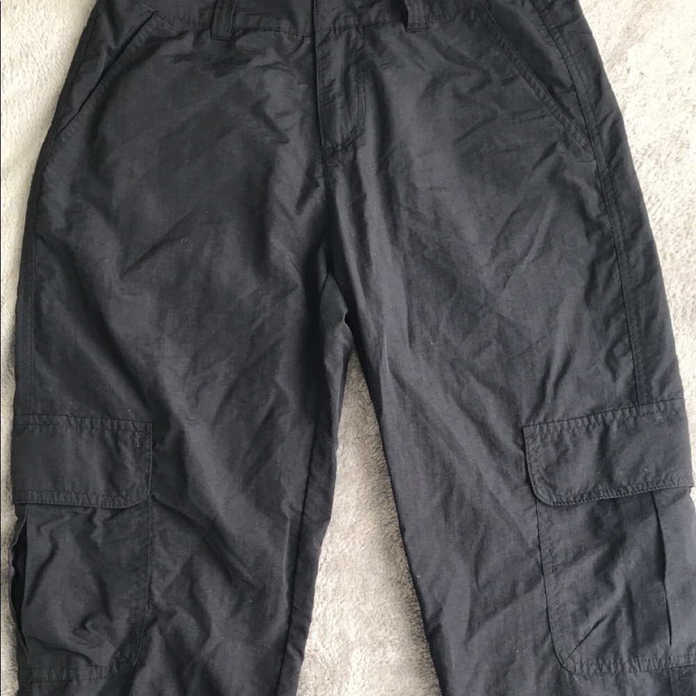 black cargo bottoms